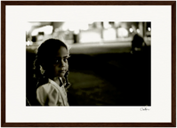 Cuba Girl Framed print 40x60 cm / 16x24″ Wood frame 47