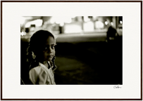 Cuba Girl Framed print 45x60 cm / 18x24″ Black frame 57