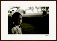 Cuba Girl Framed print 45x60 cm / 18x24″ White frame 54