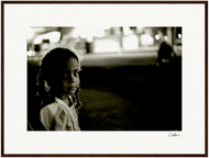 Cuba Girl Framed print 45x60 cm / 18x24″ Wood frame 55