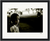 Cuba Girl Framed print 50x70 cm / 20x28″ Black frame 61