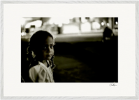 Cuba Girl Framed print 50x70 cm / 20x28″ White frame 19