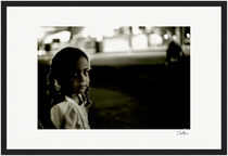 Cuba Girl Framed print 60x80 cm / 24x32″ Wood frame 67