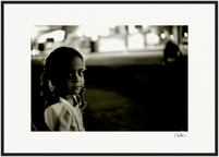 Cuba Girl Framed print 60x90 cm / 24x36″ Dark wood frame 72