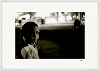Cuba Girl Framed print 70x100 cm / 28x40″ White frame 22