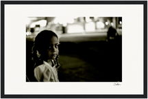 Cuba Girl Framed print A1 (59.4 x 84.1 cm) Dark wood frame 64