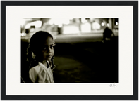 Cuba Girl Framed print A1 (59.4 x 84.1 cm) White frame 62