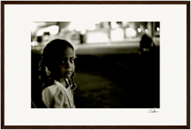 Cuba Girl Framed print A2 (42 x 59.4 cm) White frame 50