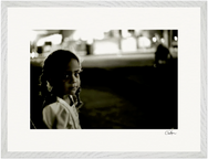 Cuba Girl Framed print A2 (42 x 59.4 cm) White frame 17