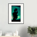 Dancing Cowboy Framed print 13x18 cm / 5x7″ White frame 4