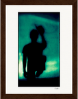 Dancing Cowboy Framed print 15x20 cm / 6x8″ Dark wood frame 27