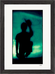 Dancing Cowboy Framed print 21x29.7 cm / 8x12" Black frame 26