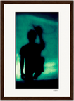 Dancing Cowboy Framed print 21x29.7 cm / 8x12" Dark wood frame 28