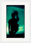Dancing Cowboy Framed print 21x29.7 cm / 8x12" White frame 8