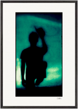 Dancing Cowboy Framed print 30x45 cm / 12x18″ Black frame 29