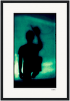 Dancing Cowboy Framed print 30x45 cm / 12x18″ Black frame 41