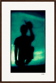 Dancing Cowboy Framed print 40x60 cm / 16x24″ Dark wood frame 32