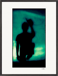 Dancing Cowboy Framed print 60x80 cm / 24x32″ Black frame 31