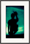 Dancing Cowboy Framed print 60x90 cm / 24x36″ Black frame 32