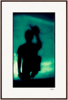 Dancing Cowboy Framed print 60x90 cm / 24x36″ Dark wood frame 35