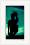 Dancing Cowboy Framed print 60x90 cm / 24x36″ White frame 15