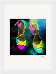 Dancing in Colours Framed print 13x18 cm / 5x7″ White frame 7