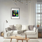 Dancing in Colours Framed print 13x18 cm / 5x7″ White frame 5