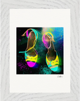 Dancing in Colours Framed print 13x18 cm / 5x7″ White frame 7