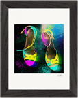 Dancing in Colours Framed print 15x20 cm / 6x8″ Black frame 31