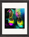 Dancing in Colours Framed print 20x25 cm / 8x10″ Black frame 32