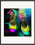 Dancing in Colours Framed print 40x50 cm / 16x20″ Black frame 49