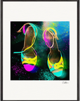 Dancing in Colours Framed print 60x80 cm / 24x32″ Black frame 40