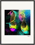 Dancing in Colours Framed print 60x80 cm / 24x32″ Black frame 40