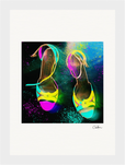 Dancing in Colours Framed print 13x18 cm / 5x7″ White frame 7