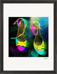 Dancing in Colours Framed print 30x40 cm / 12x16″ Black frame 35