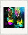 Dancing in Colours Framed print 40x50 cm / 16x20″ White frame 13
