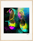 Dancing in Colours Framed print 40x50 cm / 16x20″ Wood frame 25