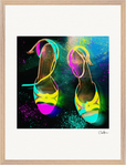 Dancing in Colours Framed print 45x60 cm / 18x24″ Wood frame 26