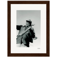 Everyday Hero Framed print 13x18 cm / 5x7″ Dark wood frame 47
