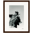 Everyday Hero Framed print 20x25 cm / 8x10″ Dark wood frame 51
