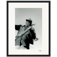 Everyday Hero Framed print 27x35 cm / 11x14″ Black frame 73