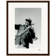 Everyday Hero Framed print 27x35 cm / 11x14″ Dark wood frame 45