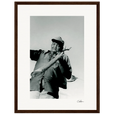 Everyday Hero Framed print 30x40 cm / 12x16″ Dark wood frame 46
