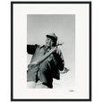 Everyday Hero Framed print 40x50 cm / 16x20″ Black frame 60