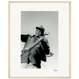 Everyday Hero Framed print 40x50 cm / 16x20″ Wood frame 25