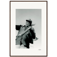 Everyday Hero Framed print 60x90 cm / 24x36″ Dark wood frame 58