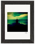 Emerald Storms Framed print 13x18 cm / 5x7″ Black frame 30