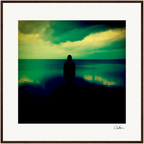 Emerald Storms Framed print 13x18 cm / 5x7″ White frame 40
