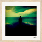 Emerald Storms Framed print 13x18 cm / 5x7″ White frame 21
