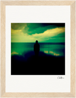 Emerald Storms Framed print 13x18 cm / 5x7″ White frame 18